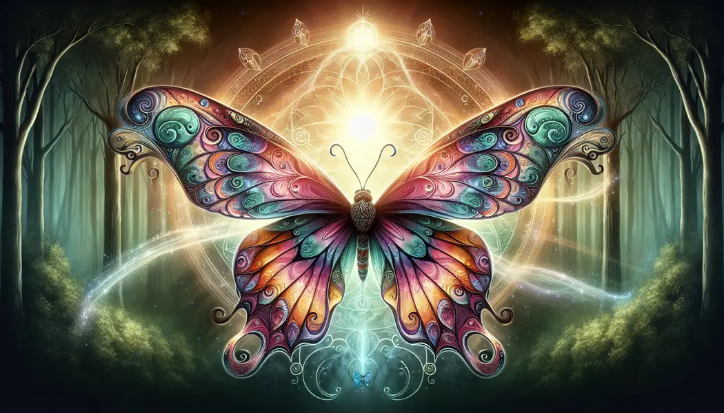Kurzlebigkeit erinnert an Wichtigkeit des Augenblicks - Schmetterling als Krafttier: Transformation und Freiheit