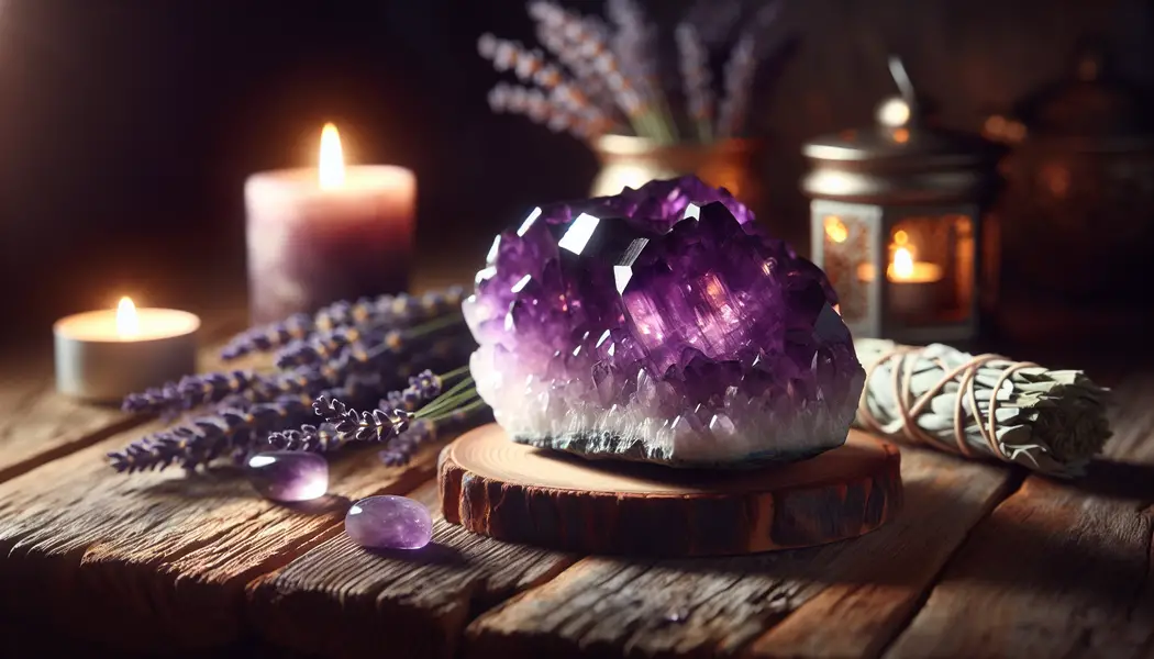 Platzierung im Wohnraum: Wirkung auf den Raum - Amethyst: Reinigung und spirituelle Heilung entdecken