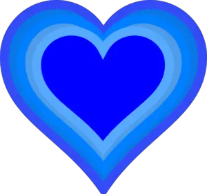 Blaues Herz: Freundschaft