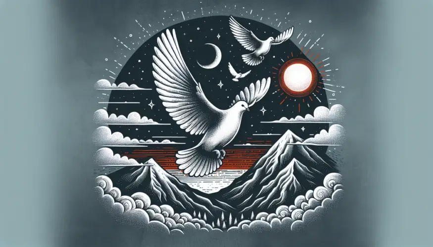 Die Taube als Symbol des Friedens und der Hoffnung