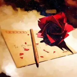 Schreiben eines Liebesbriefs